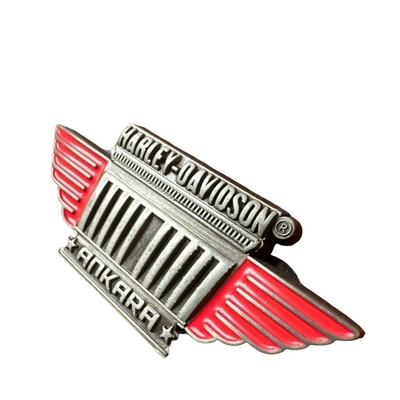 Harley Davidson Ankara 2013 Small Biker Motorcycle Thick Pin - Picture 2 of 4